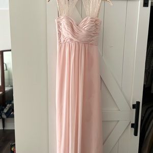 Bill Levko Bridesmaid Dress- Polyester, Pink